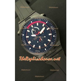 Porsche Design Diver Japanese Quartz Movement Montre avec PVD