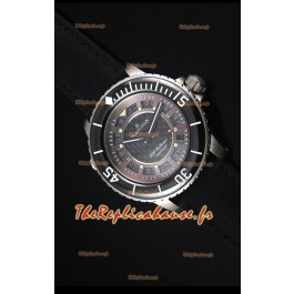 Reproduction de Montre Suisse Blancpain 500 Fathoms avec un Cadran en Carbone Gris - 1:1 Edition Miroir