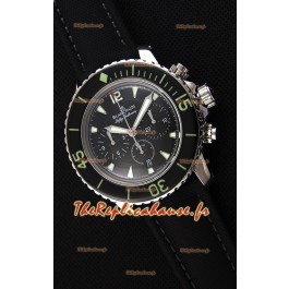 Blancpain Blancpain Fifty Fathoms chronographe Flyback Noir 1:1 Montre Réplique Miroir