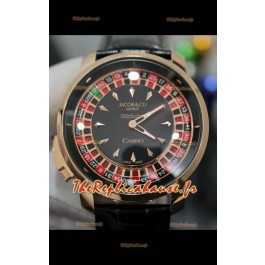 Jacob and Co Roulette Edition en or rose Réplique de la montre 