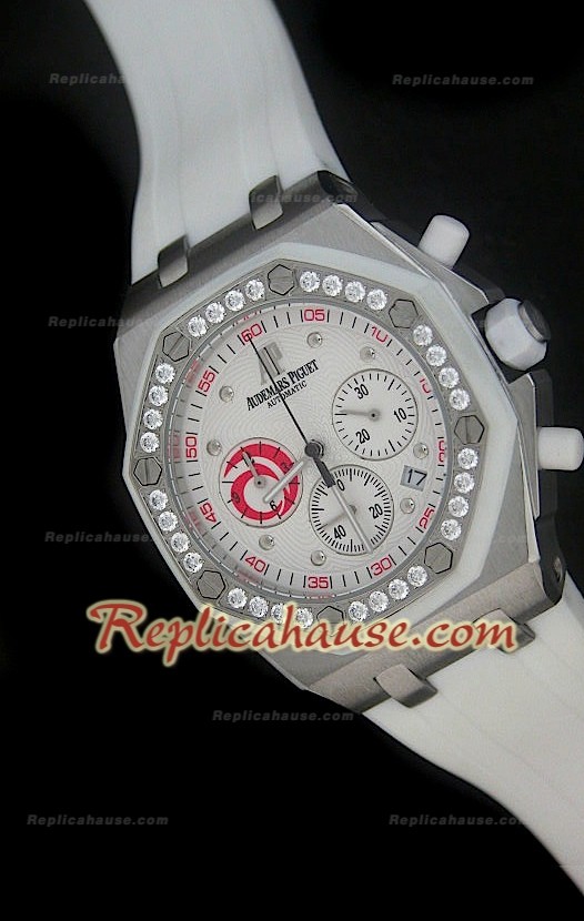 Audemars Piguet Royal Oak Offshore Alinghi White Femmes Montre