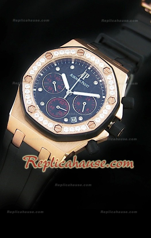 Audemars Piguet Royal Oak Offshore Femme Alinghi Gold Montre - 38 mm