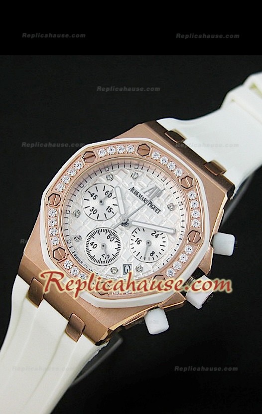 Audemars Piguet Royal Oak Offshore Femme Alinghi Gold Montre - 38 mm