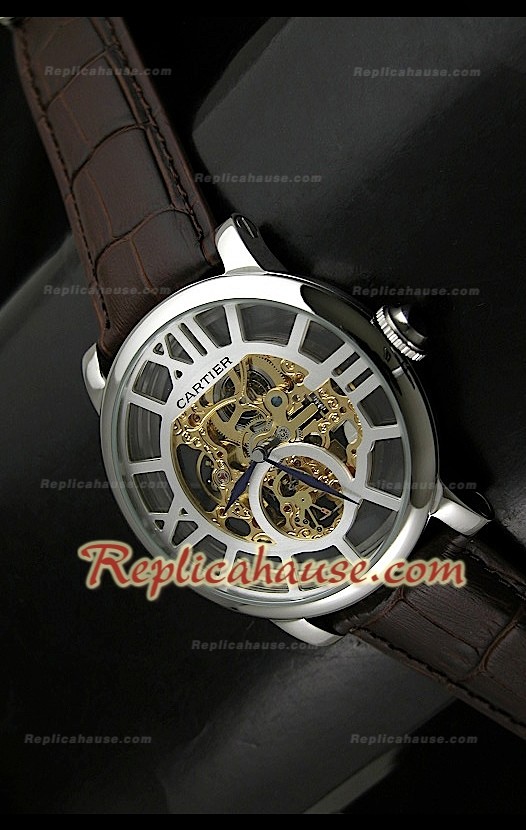 Mens Ronde De Cartier Montre Réplique - 43 mm