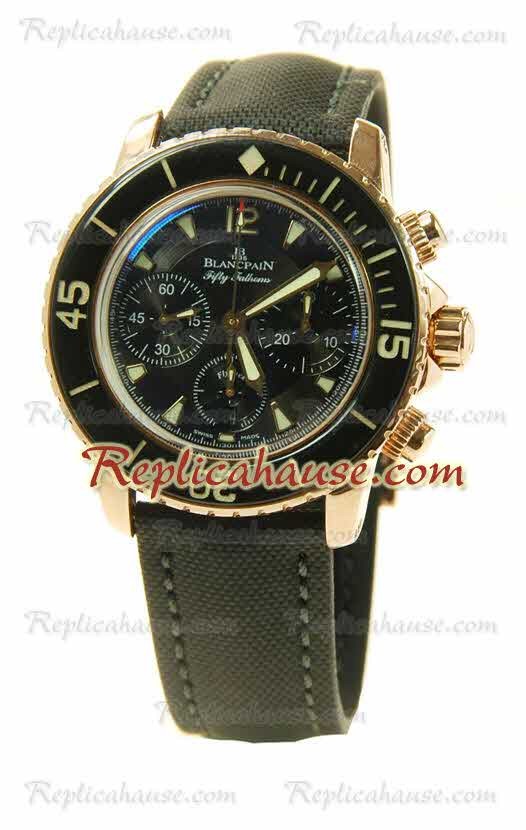 Blancpain Fifty Fathoms Flyback Chronograph Montre Suisse Replique