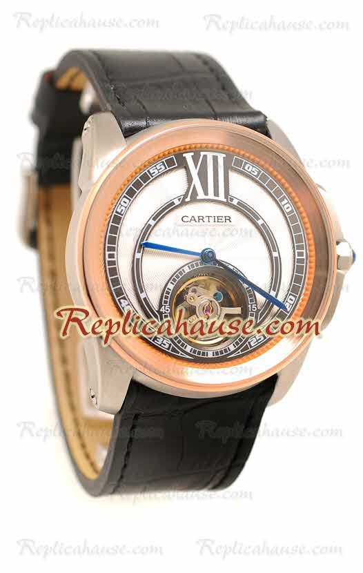 Calibre de Cartier Flying Tourbillon Montre Replique