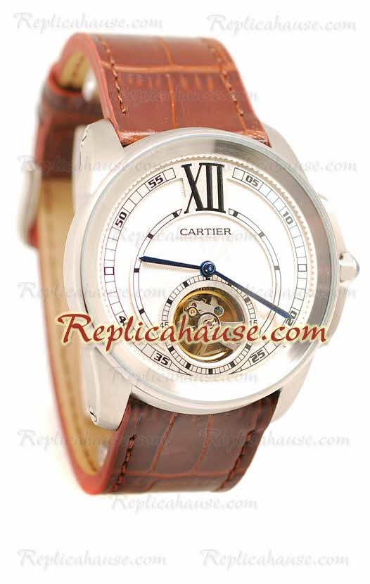 Calibre de Cartier Flying Tourbillon Montre Replique