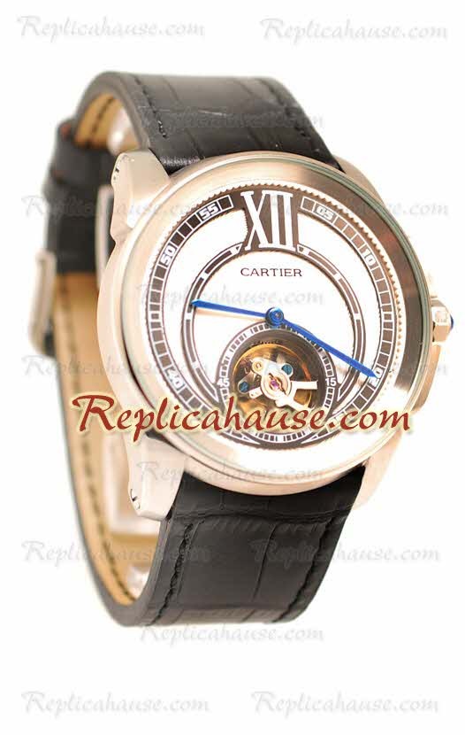 Calibre de Cartier Flying Tourbillon Montre Replique