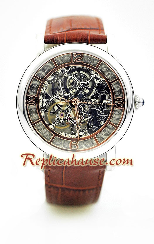Cartier Suisse Skeleton Montre Replique