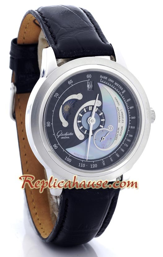 Glashuette Moon Phase Montre Replique