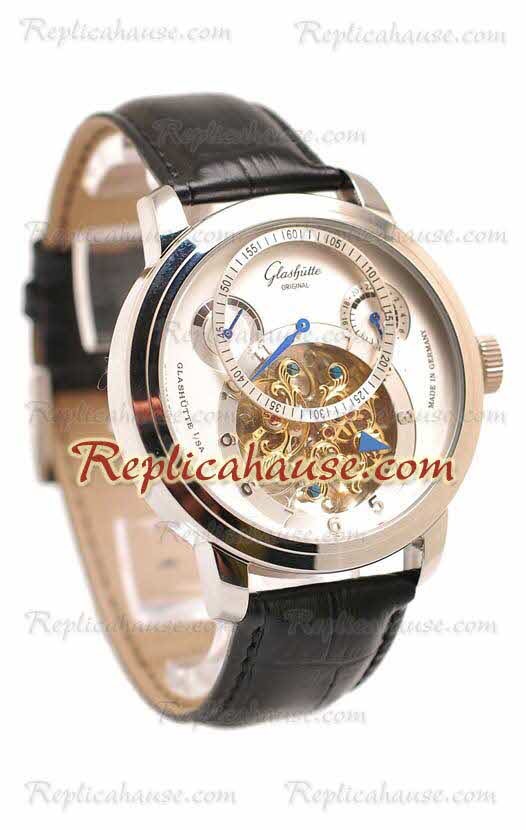 Glashutte Panaomatic Regulator Tourbillon Montre Replique