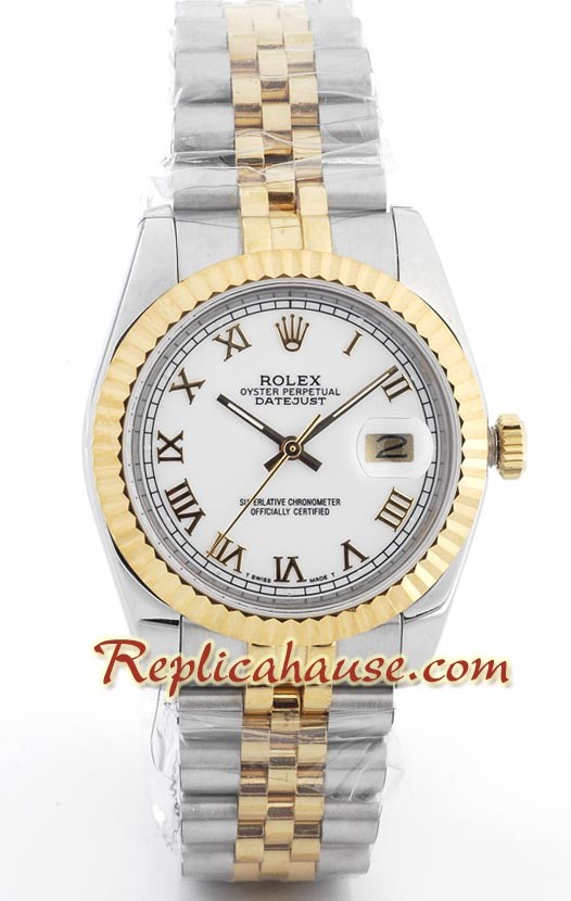Rolex Replique Datejust Montre - Two Tone
