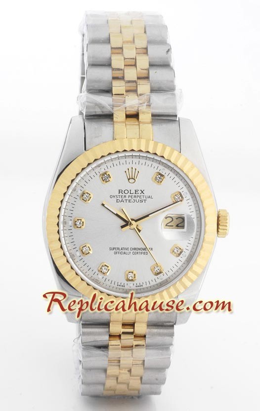 Rolex Replique Datejust Montre - Two Tone