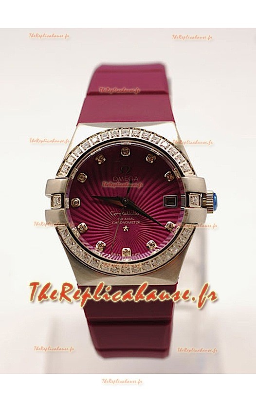 Omega Constellation REPRODUCTION Montre Pour Femme - Boitier en Acier - 35MM