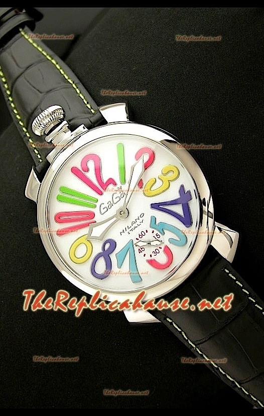 GaGa Milano Manuale Montre en Acier - 48 mm 