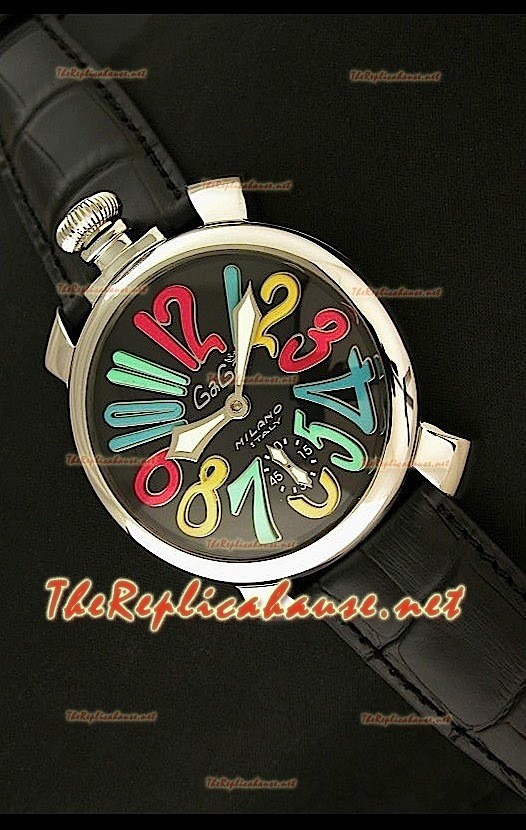 GaGa Milano Manuale Montre en Acier - 48 mm
