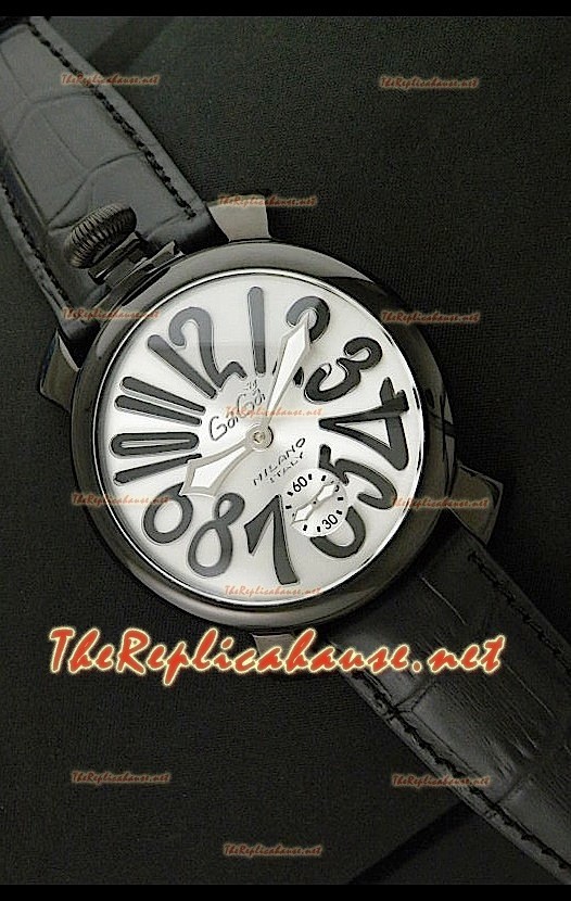 GaGa Milano Manuale Montre avec Boîtier PVD - 48 mm