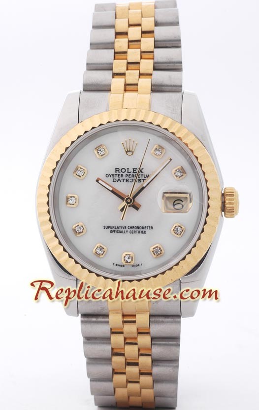 Rolex Replique Datejust Montre - Two Tone