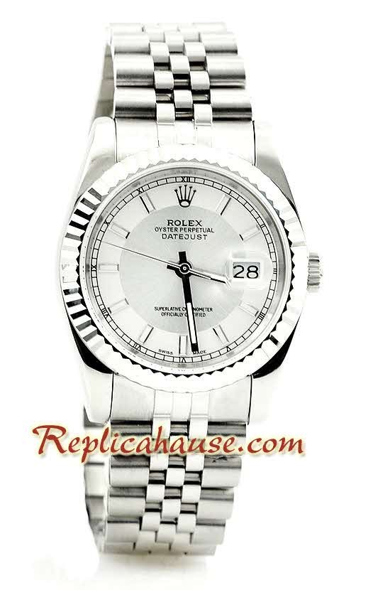 Rolex Replique Datejust Silver Hommes Montre