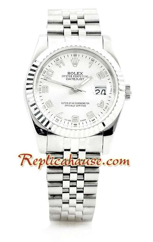 Rolex Replique Datejust Silver Hommes Montre