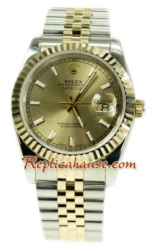Rolex Datejust Two Tone Montre Replique