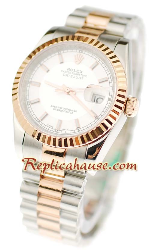 Rolex Replique Datejust Two Tone Montre