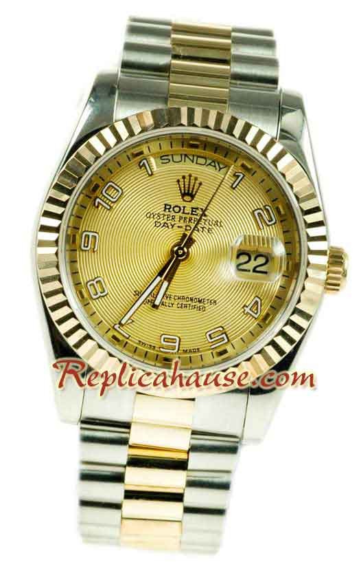Rolex Replique Day Date Two Tone Montre Suisse