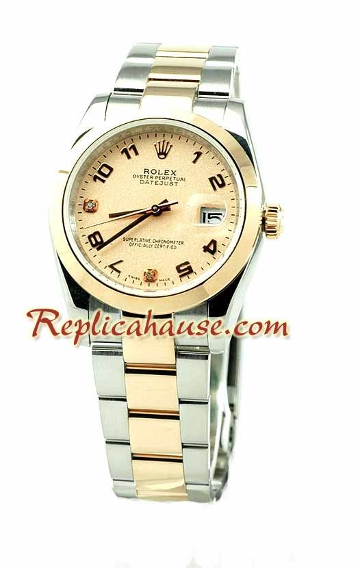Rolex Replique Datejust Hommes Montre - Pink d' or