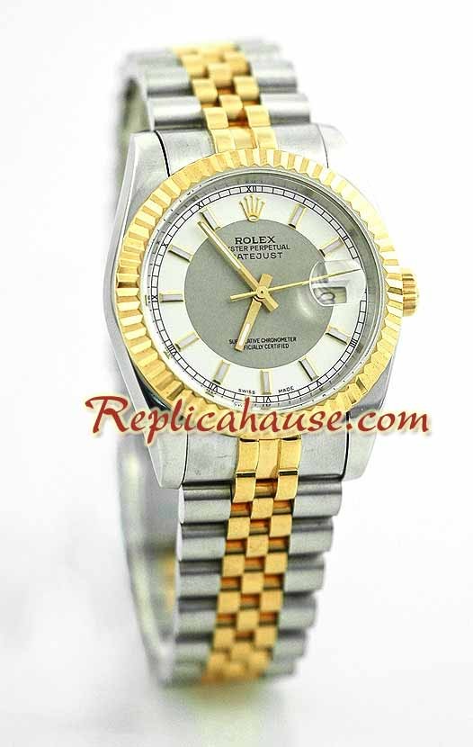 Rolex Replique Datejust Montre - Two Tone