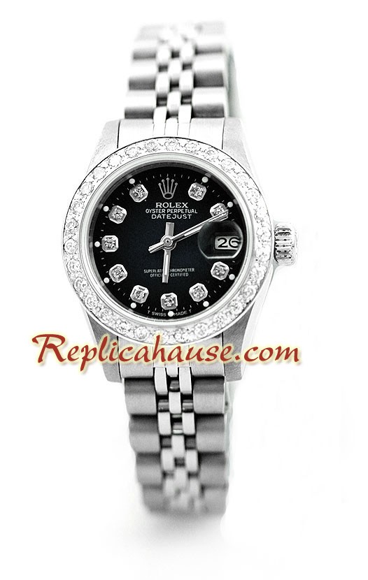 Rolex Replique DateJust - Silver Lady's