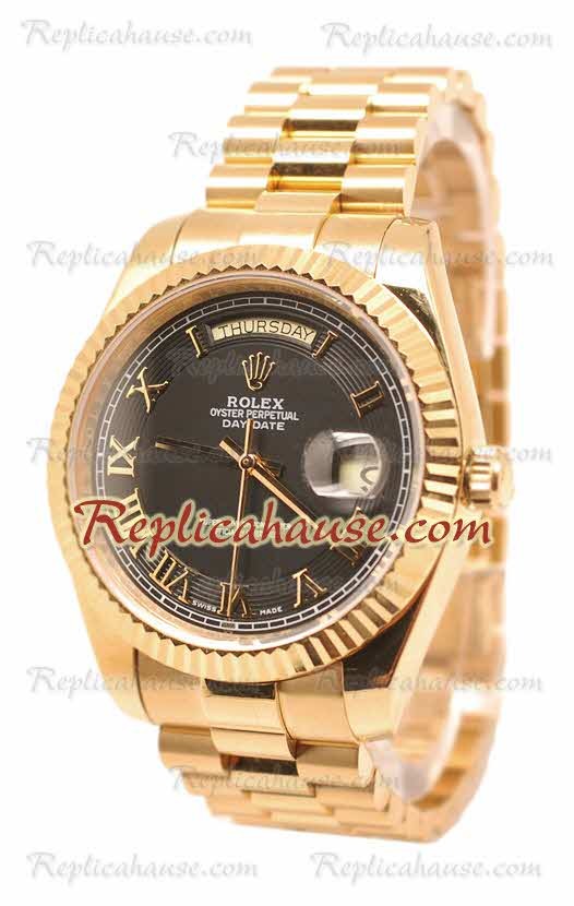 Rolex Day Date II d' or Montre Suisse Replique