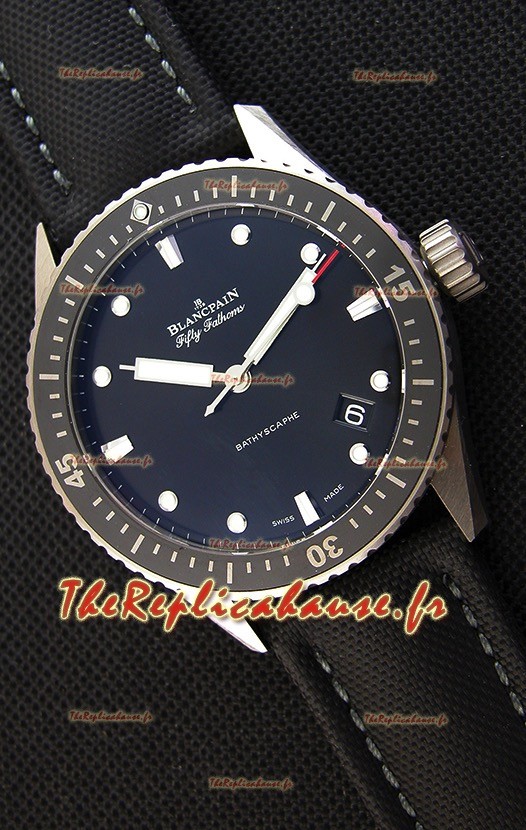 Blancpain Fifty Fathoms BATHYSCAPHE en titane Édition Réplique Suisse 1:1