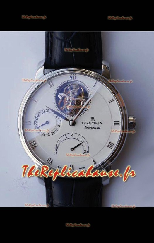 Blancpain Villeret 8 Jours Tourbillon Edition Réplique Montres Suisse 1:1 - Cadran Blanc 