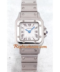 Cartier Replique Santos Quartz- Lady's