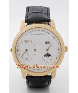 A. Lange & Sohne Lange 1 Moon Phase King Sized Montre