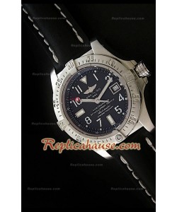 Breitling Seawolf Swiss Replica Montre 1:1 Mirror Copy 45 mm – Cadran Noir