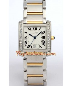 Cartier Tank Francaise Grand Modele Hommes