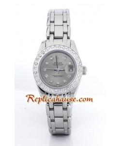 Rolex Replique DateJust - Silver Lady's