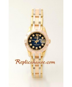 Rolex Replique DateJust - Three Tone Lady's
