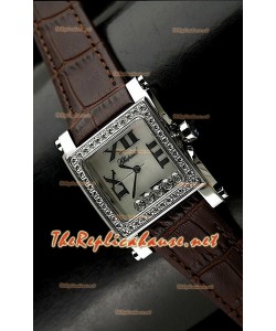 Chopard Happy Sport Femme Montre en Brunes Sangle
