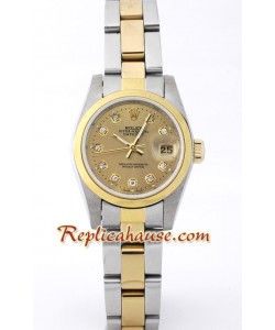 Rolex Replique DateJust - Two-tone-Lady's