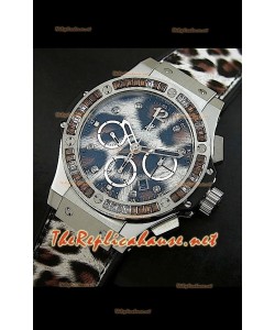 Hublot Big Bang Stainless Steel Casing Leopard Edition Montre