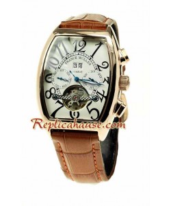 Franck Muller Conquistador Pink d' or Tourbillon Montre