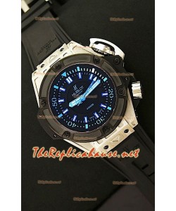 Hublot Big Bang King Power 4000M Montre avec Chiffres des Heures en Bleu