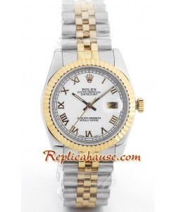 Rolex Replique Datejust Montre - Two Tone