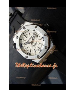 Audemars Piguet Scuba Copie Montre Japonaise Cadran Blanc