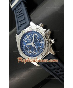 Breitling Chronomat B01 Swiss Montre avec Cadran Bleu - 1:1 Mirror Replica