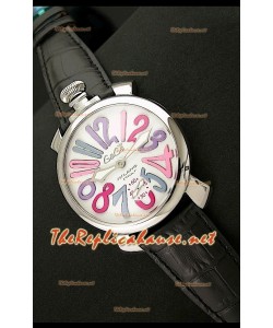GaGa Milano Manuale Montre en Acier - 48 mm 