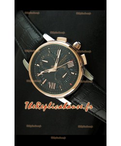 Mont Blanc Chronographe Automatique REPRODUCTION Montre Japonaise Cadran Noir
