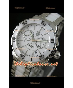 Tag Heuer Formula 1 Montre Femmes Chronographe en Blanc - 1:1 Mirror Replica